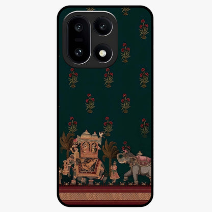 Macmerise Glass Case for 1+15 stylish front view featuring bold modern artistic artwork