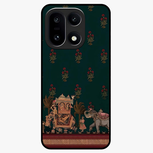 Macmerise Glass Case for 1+15 stylish front view featuring bold modern artistic artwork