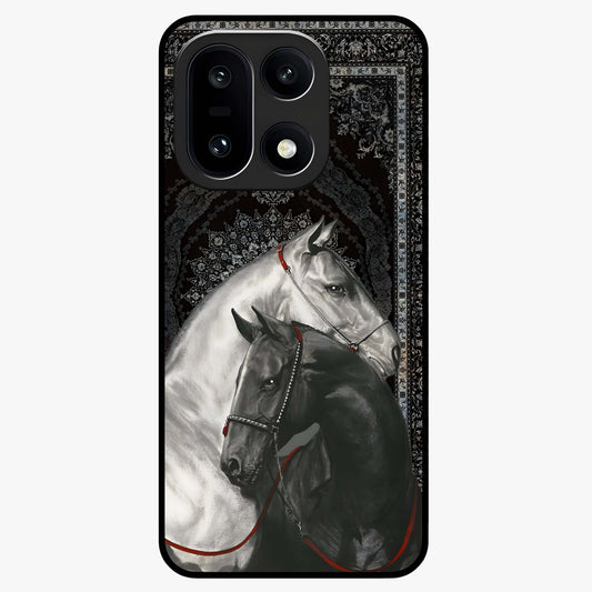 Majestic Ride Legacy Glass Case for 1+15 bold front view featuring dynamic ride inspired artwork