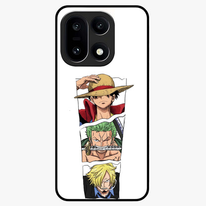 Pirate Trio Resolve Glass Case for 1+15 bold front view featuring pirate inspired trio artwork