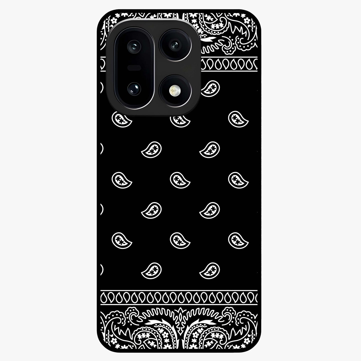 Retro Rebel Threads Glass Case for 1+15 stylish front view featuring vintage inspired graphic artwork