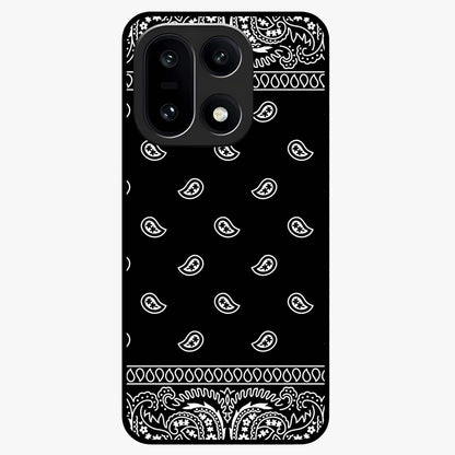 Retro Rebel Threads Glass Case for 1+15 stylish front view featuring vintage inspired graphic artwork