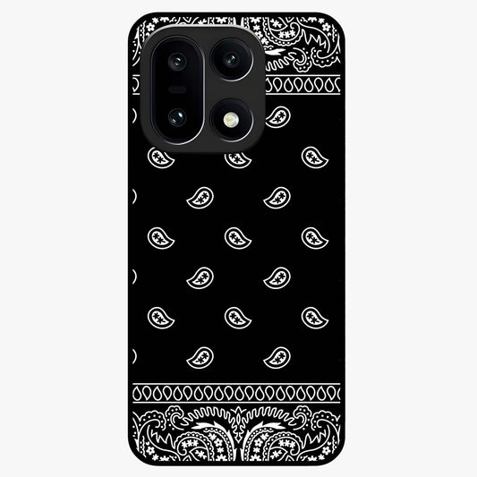 Retro Rebel Threads Glass Case for 1+15 stylish front view featuring vintage inspired graphic artwork