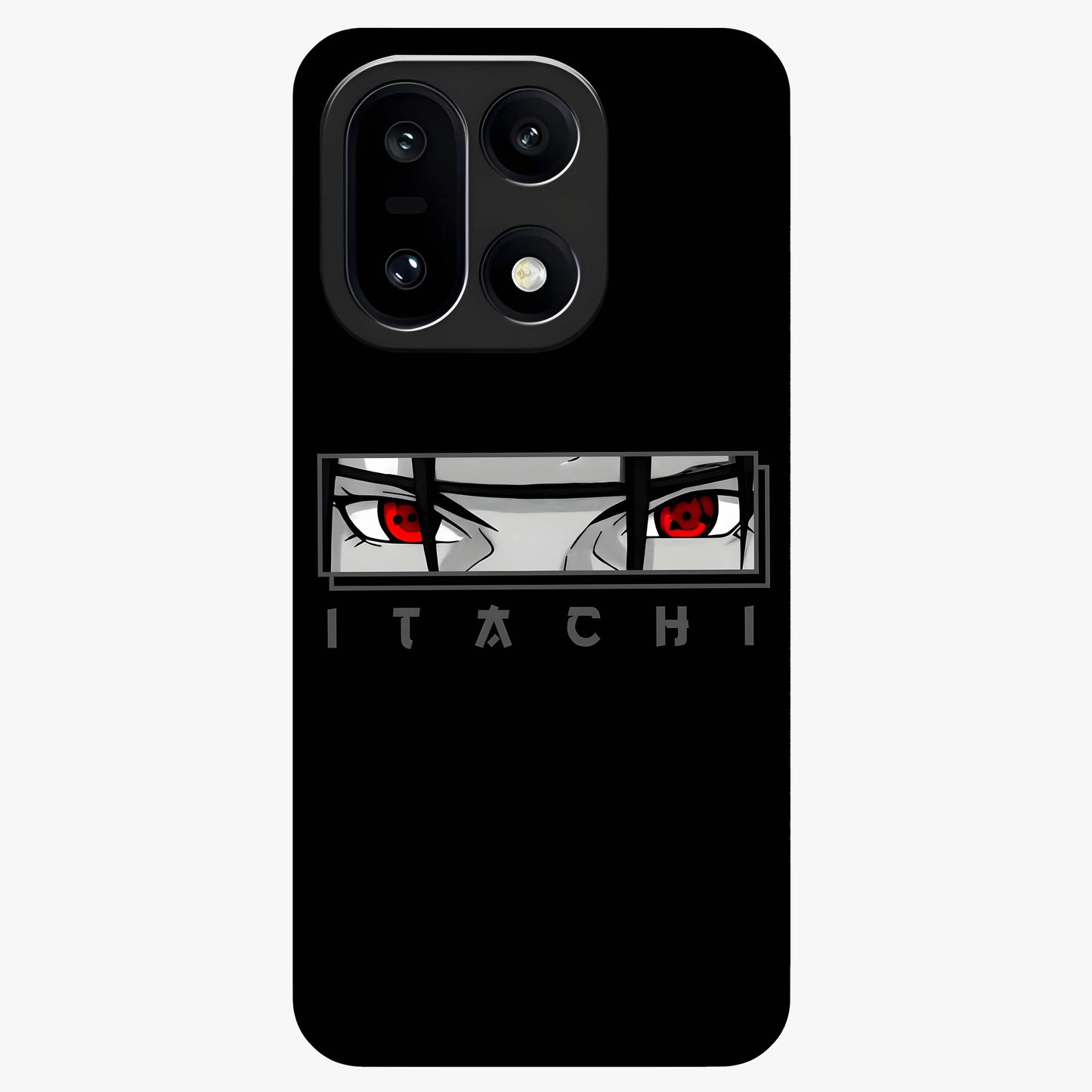 Scarlet Gaze Dominance Glass Case for 1+15 dramatic front view featuring intense red themed artwork