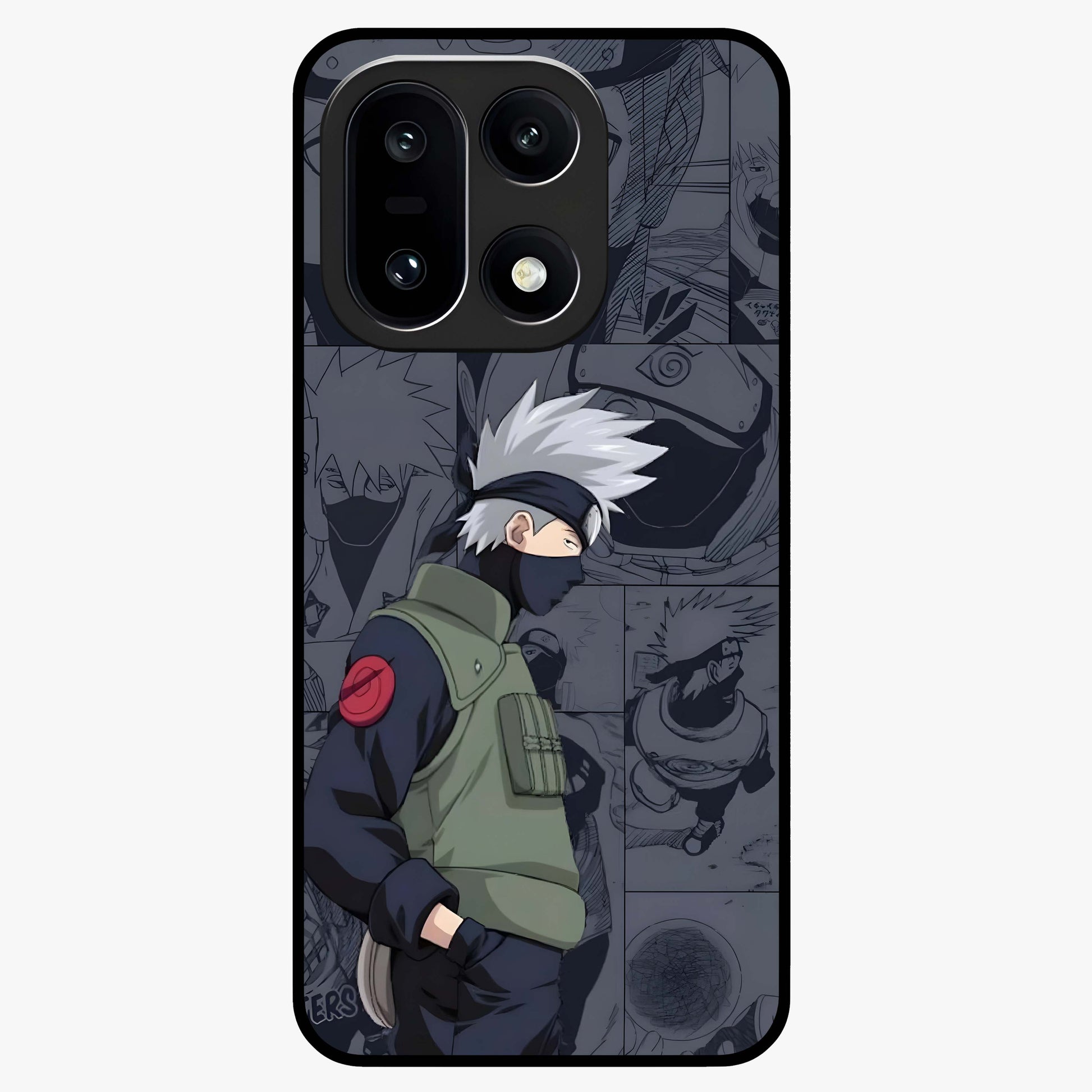 Silent Tactical Master Glass Case for 1+15 powerful front view featuring stealth tactical inspired artwork