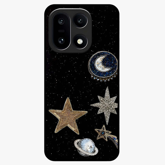 Starlit Cosmic Dreams Glass Case for 1+15 vibrant front view featuring galaxy inspired artistic artwork