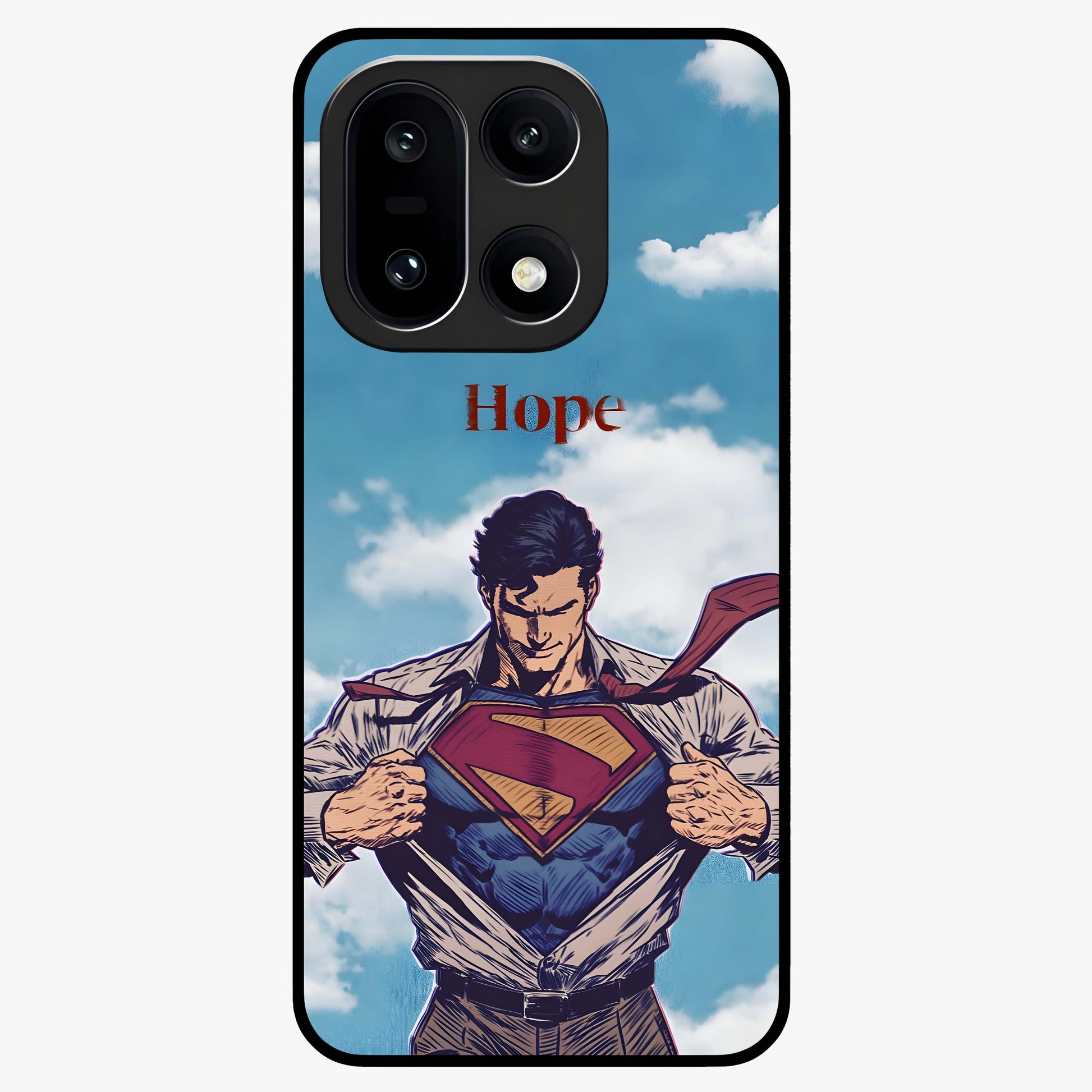 Symbol of Hope Glass Case for 1+15 meaningful front view featuring inspirational symbolic artwork
