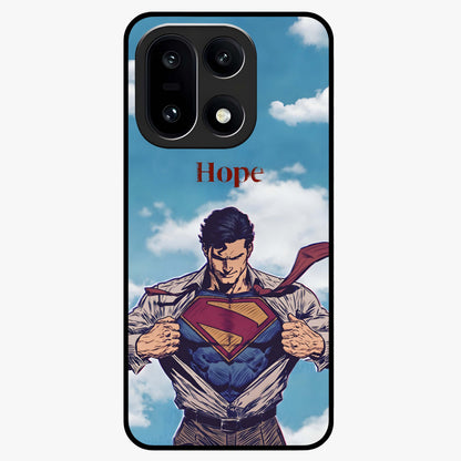 Symbol of Hope Glass Case for 1+15 meaningful front view featuring inspirational symbolic artwork
