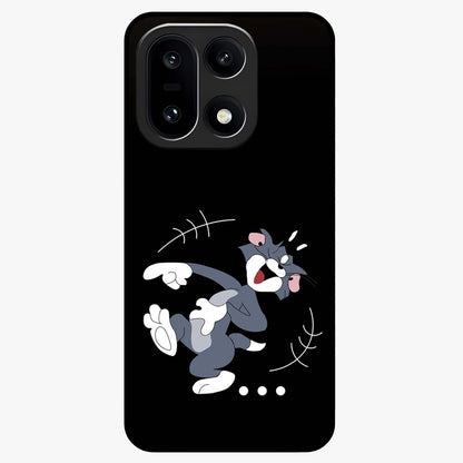 Tom in Trouble Glass Case for 1+15 playful front view featuring animated character artwork in humorous theme