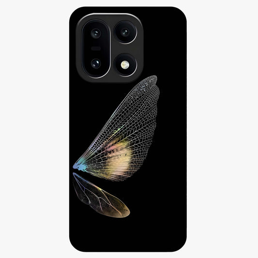 Whispers of Wings Glass Case for 1+15 elegant front view featuring feather or wing inspired artistic artwork