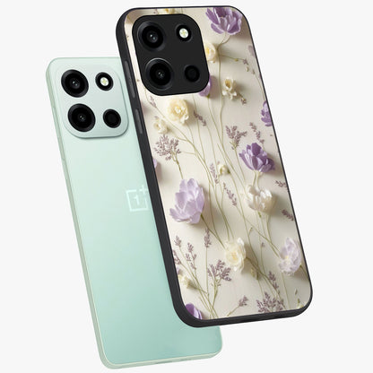 Lilac Breeze Harmony Glass Case displayed in angled mockup highlighting calm lilac breeze design with soothing aesthetic style.