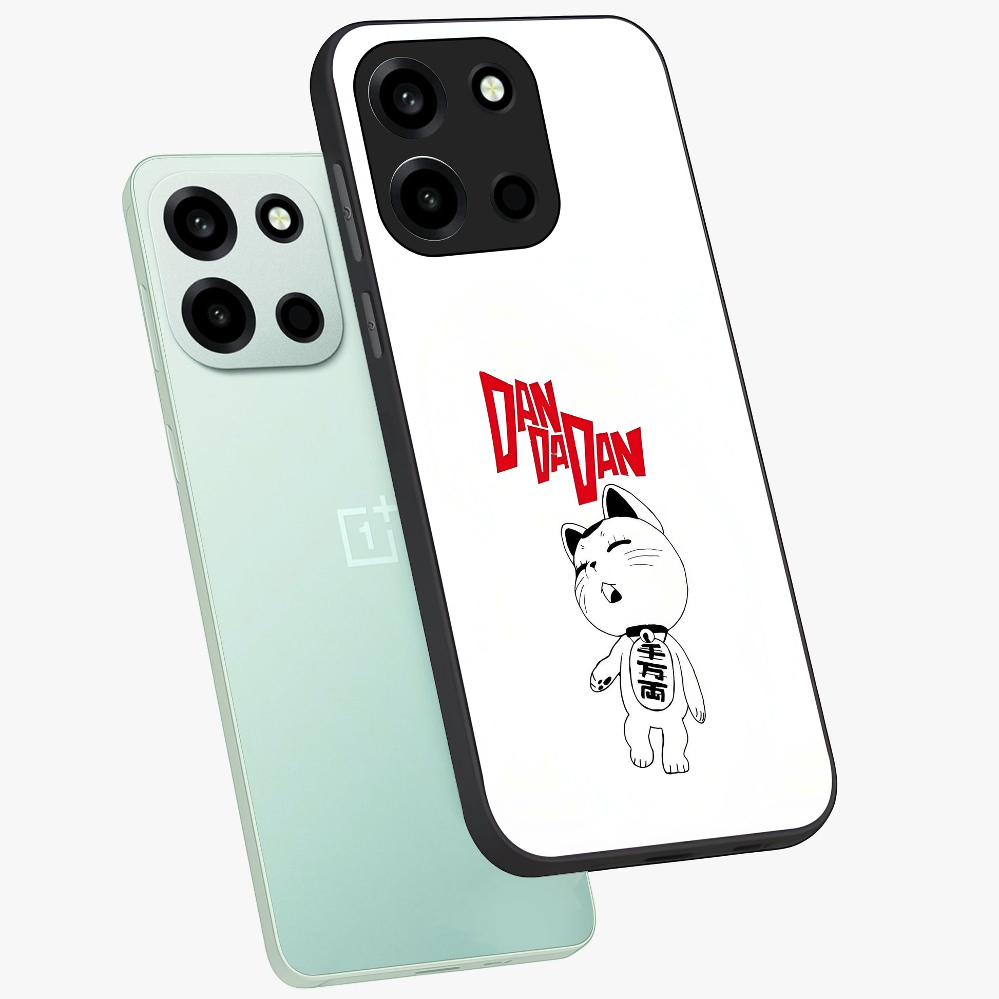 Playful Spirit Charm Glass Case displayed in angled mockup highlighting lively decorative design with playful aesthetic style.