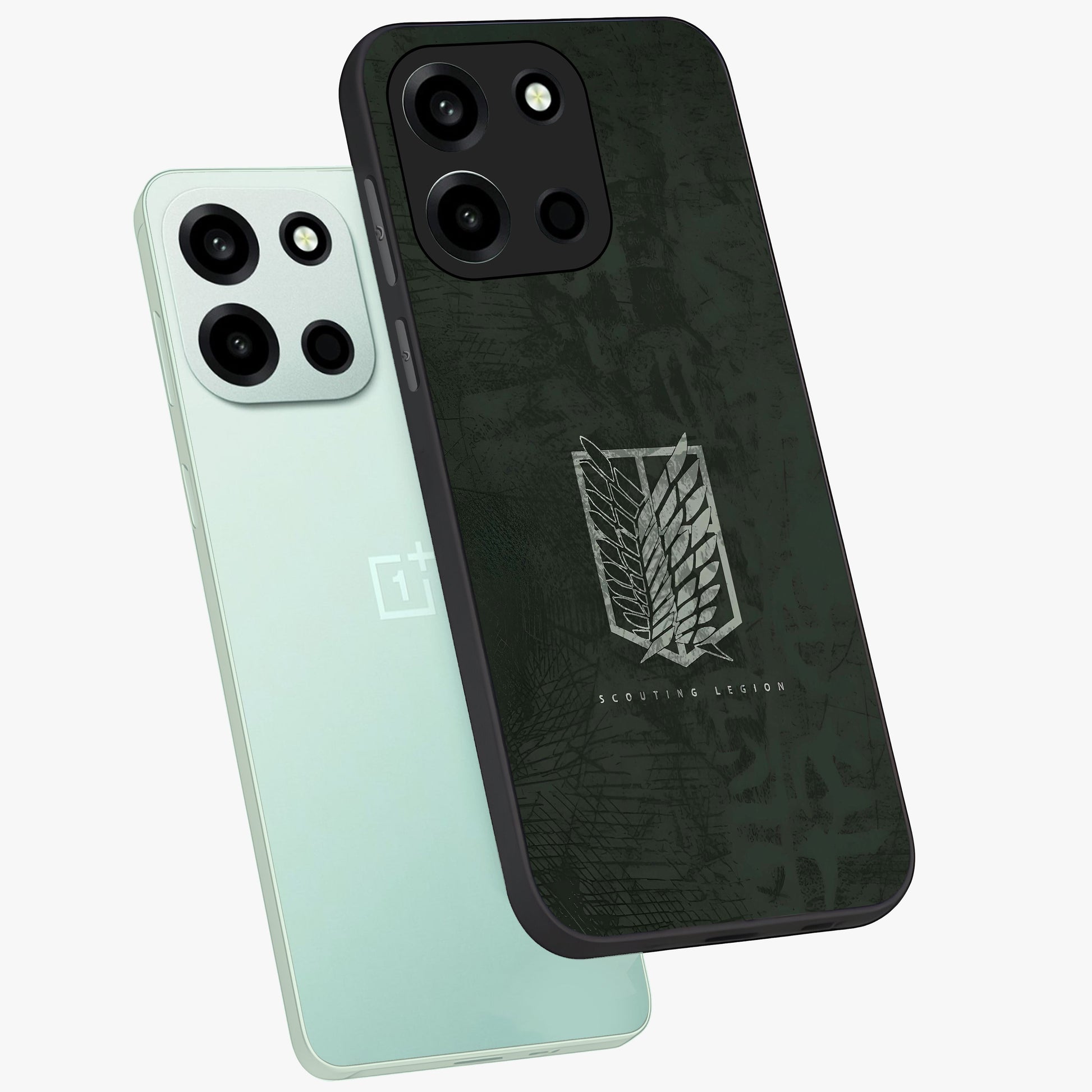 Wings Of Freedom Glass Case displayed in angled mockup highlighting graceful wing design with inspirational aesthetic.