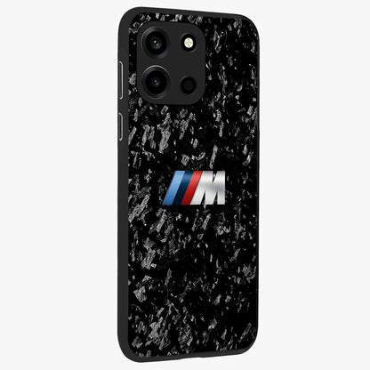 Carbon Speed Mark Glass Case upright view showcasing modern carbon speed graphic with bold automotive theme.