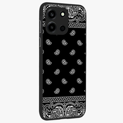 Retro Rebel Threads Glass Case upright view showcasing stylish vintage artwork with bold retro theme.