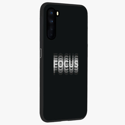 Focus Mode On Glass Case For OnePlus Nord |1+Nord