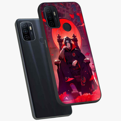 Blood Moon Sovereign Glass Case displayed in angled mockup highlighting dark celestial moon design and dramatic theme.