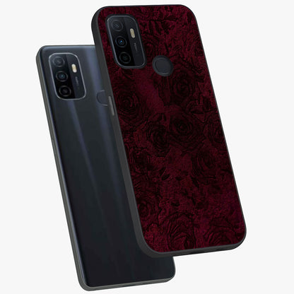 Crimson Fade Flow Glass Case displayed in angled mockup highlighting smooth gradient design with modern aesthetic style.