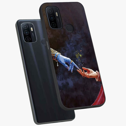 Divine Touch Eternal Glass Case displayed in angled mockup highlighting elegant divine inspired design with calm aesthetic style.