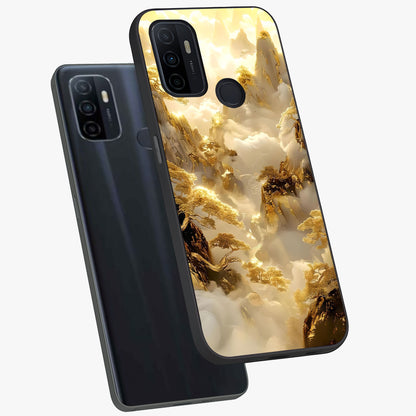 Gates Of Illumination Glass Case displayed in angled mockup highlighting radiant portal inspired design with fantasy aesthetic.