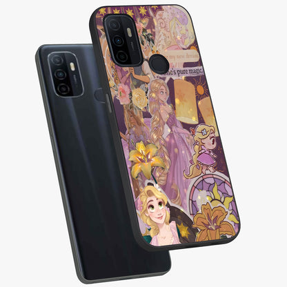 Magical Tangled Dream Glass Case displayed in angled mockup highlighting whimsical fantasy design with magical aesthetic.