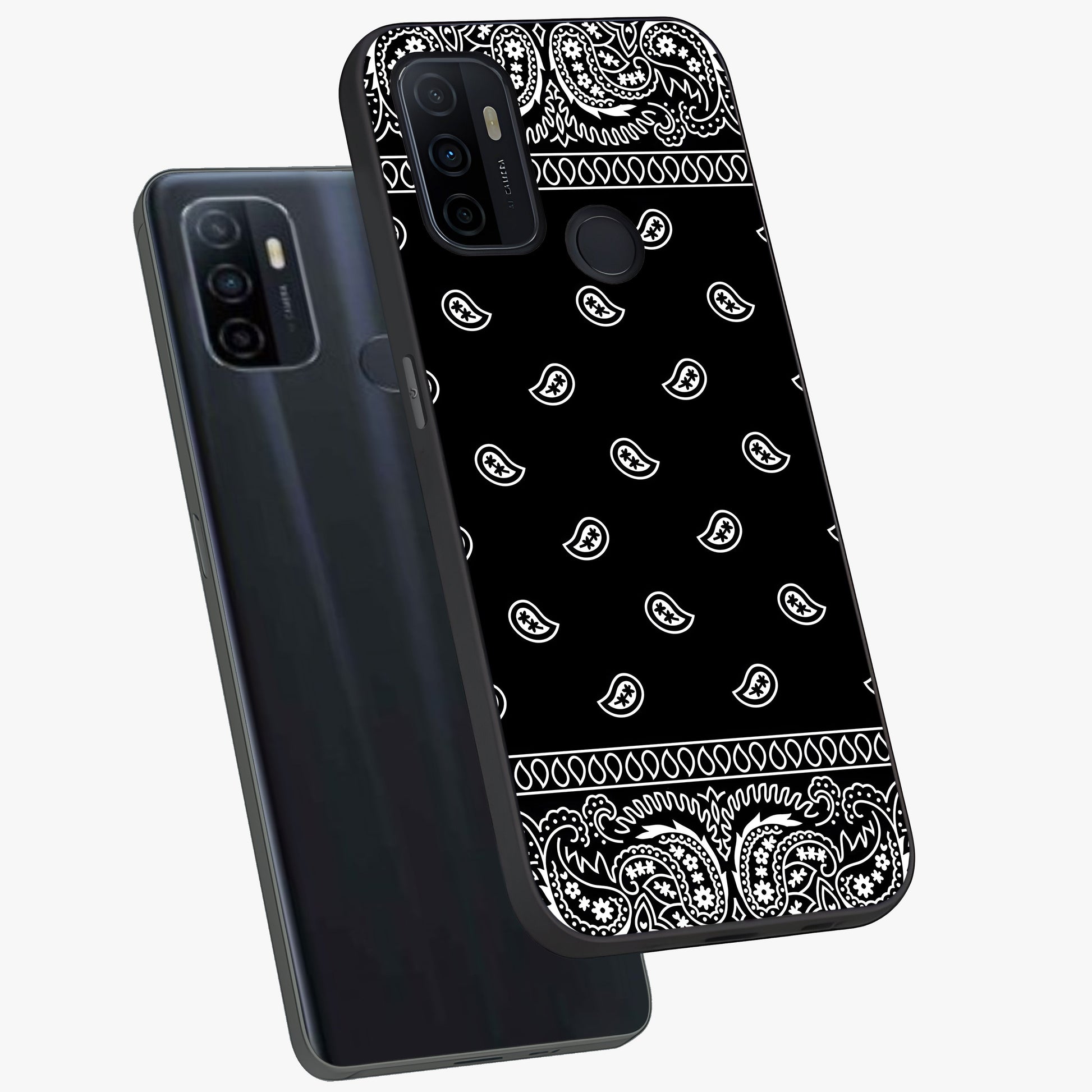 Retro Rebel Threads Glass Case displayed in angled mockup highlighting retro inspired graphic design with rebellious aesthetic.