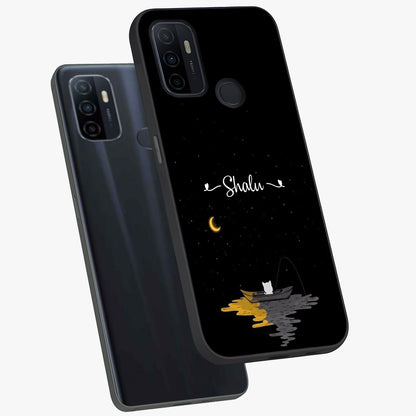 Silent Night Row Glass Case displayed in angled mockup highlighting peaceful evening design with dreamy night aesthetic.