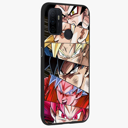 Anime Character Glass Case upright view showcasing expressive anime artwork with bold graphic style.