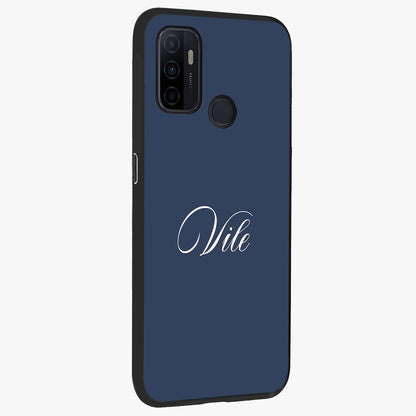Blue Vintage Floral Pattern Glass Case displayed in angled mockup highlighting classic blue floral pattern and retro aesthetic design.