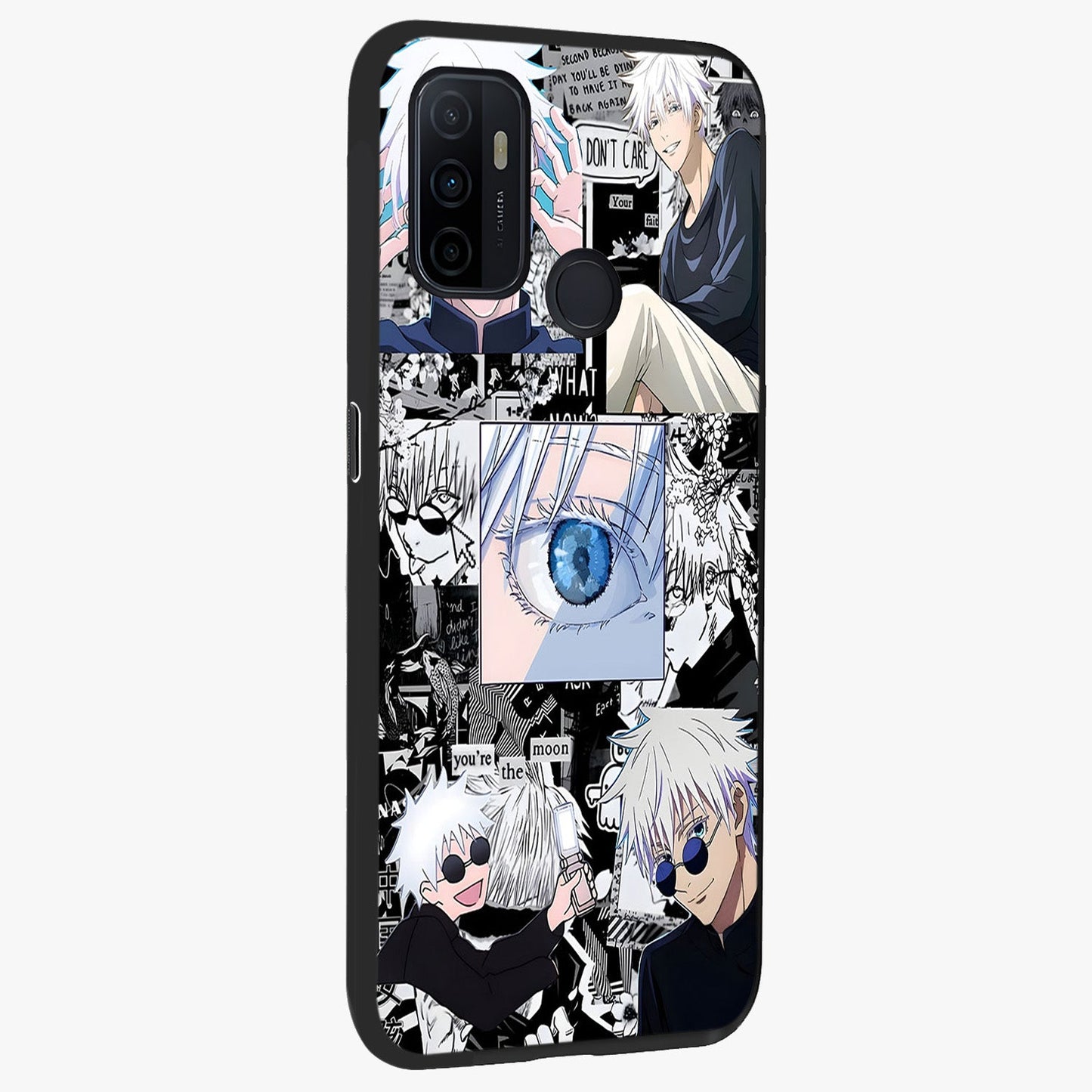 Infinity Sorcerer Chaos Glass Case upright view showcasing dramatic sorcerer artwork with chaotic mystical theme.