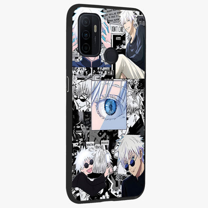 Infinity Sorcerer Chaos Glass Case upright view showcasing dramatic sorcerer artwork with chaotic mystical theme.