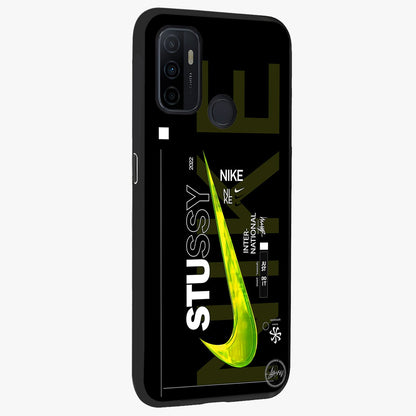 Neon Street Edition Glass Case upright view showcasing colorful neon artwork with modern street culture theme.