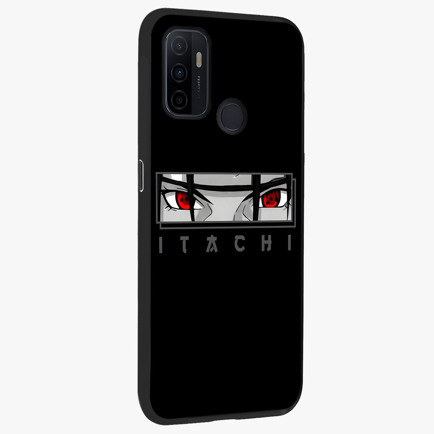 Scarlet Gaze Dominance Glass Case upright view showcasing powerful dramatic artwork with dominant artistic theme.