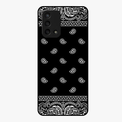 Retro Rebel Threads Glass Case showing flat back view with vintage street style artwork and glossy glass finish.