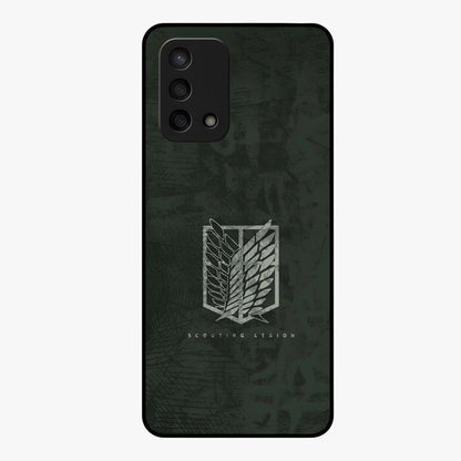 Wings Of Freedom Glass Case showing flat back view with symbolic wings artwork and glossy glass finish.