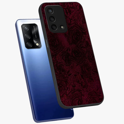 Crimson Fade Flow Glass Case displayed in angled mockup highlighting smooth gradient design with modern aesthetic style.