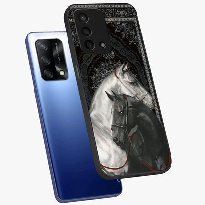 Majestic Ride Legacy Glass Case displayed in angled mockup highlighting sleek vehicle design with bold racing aesthetic.