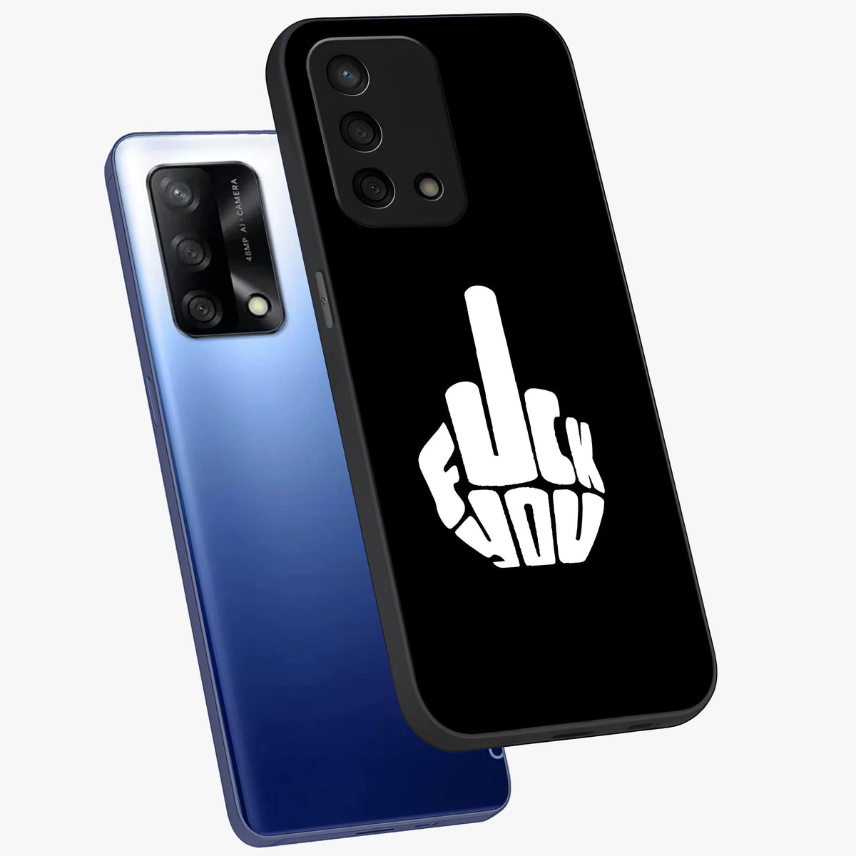 Rebel Mode On Glass Case displayed in angled mockup highlighting edgy text design with modern street aesthetic.