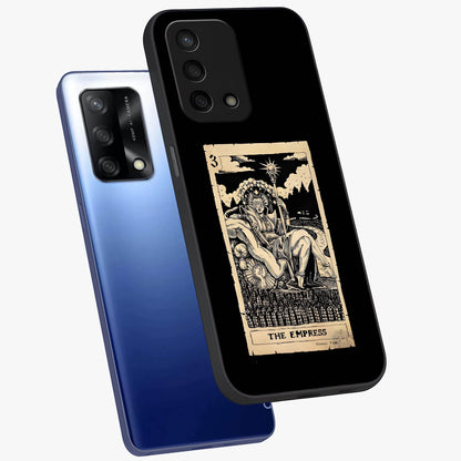 The Empress Glass Case displayed in angled mockup highlighting elegant royal design with majestic aesthetic style.