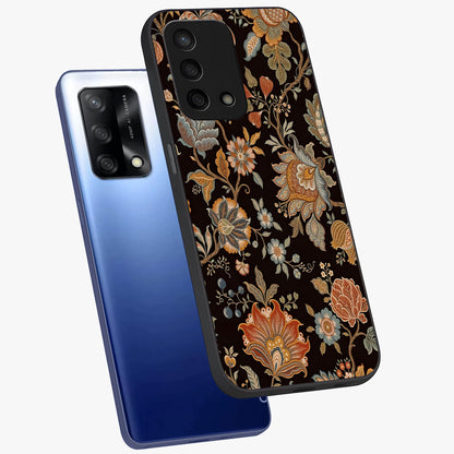 Vintage Floral Dream Glass Case displayed in angled mockup highlighting elegant vintage flower design with soft aesthetic style.