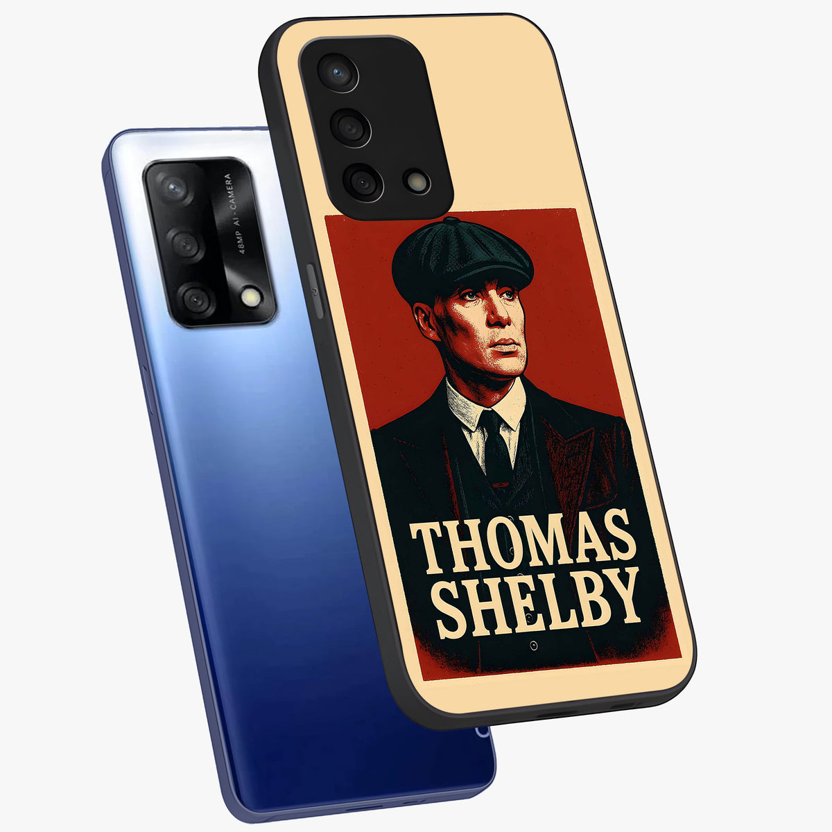 Vintage Mafia Authority Glass Case displayed in angled mockup highlighting powerful retro design with classic gangster aesthetic.