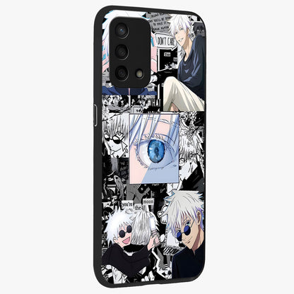 Infinity Sorcerer Chaos Glass Case upright view showcasing dramatic sorcerer artwork with chaotic mystical theme.