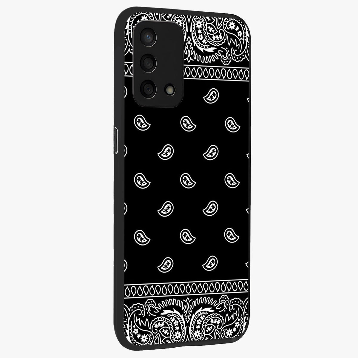 Retro Rebel Threads Glass Case upright view showcasing stylish vintage artwork with bold retro theme.