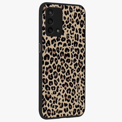 Savage Chic Pattern Glass Case upright view showcasing trendy decorative artwork with edgy fashion theme.