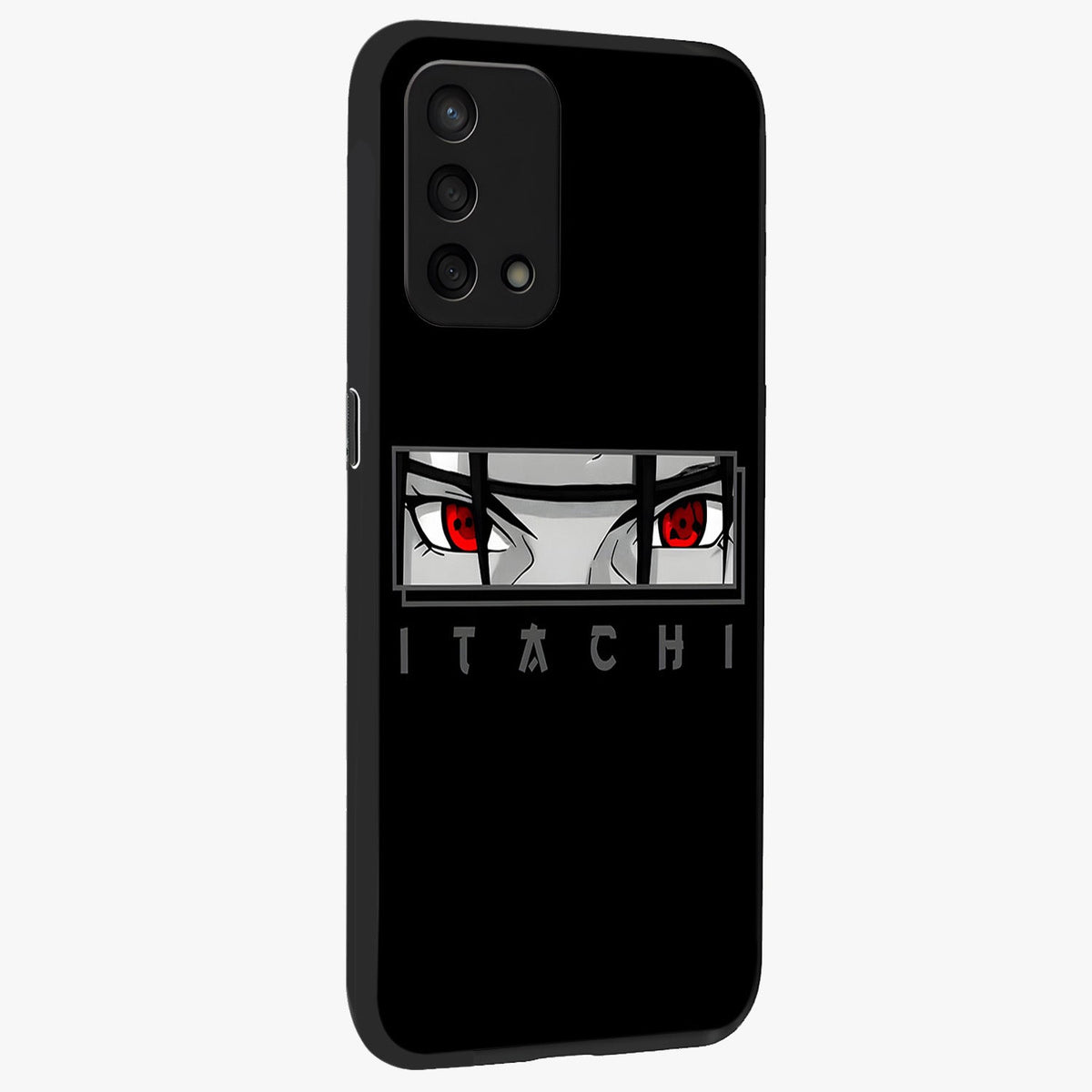 Scarlet Gaze Dominance Glass Case upright view showcasing powerful dramatic artwork with dominant artistic theme.