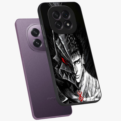 Berserker Blood Oath Glass Case displayed in angled mockup highlighting dark fantasy graphic design and powerful theme.