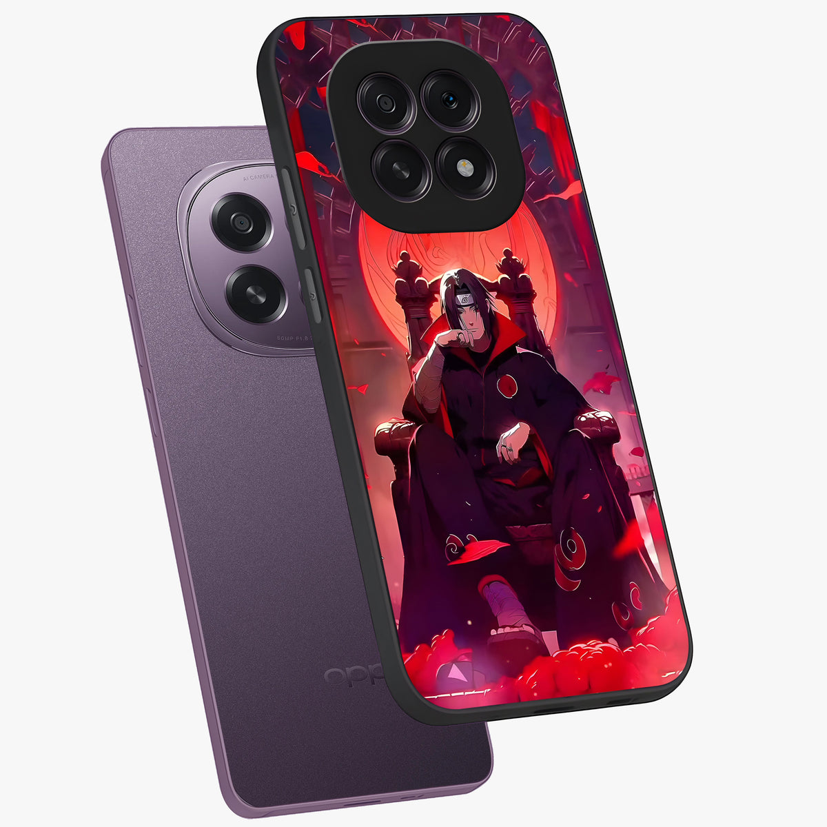 Blood Moon Sovereign Glass Case displayed in angled mockup highlighting dark celestial moon design and dramatic theme.