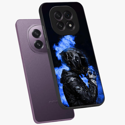 Cyber Sentinel Protocol Glass Case displayed in angled mockup highlighting digital cyber design with sci-fi aesthetic style.