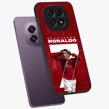 Goal Celebration Legacy Glass Case displayed in angled mockup highlighting energetic sports celebration design with bold athletic theme.