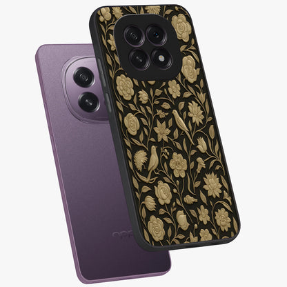 Golden Evil Eye Mandala Glass Case displayed in angled mockup highlighting protective evil eye symbol with golden mandala design.